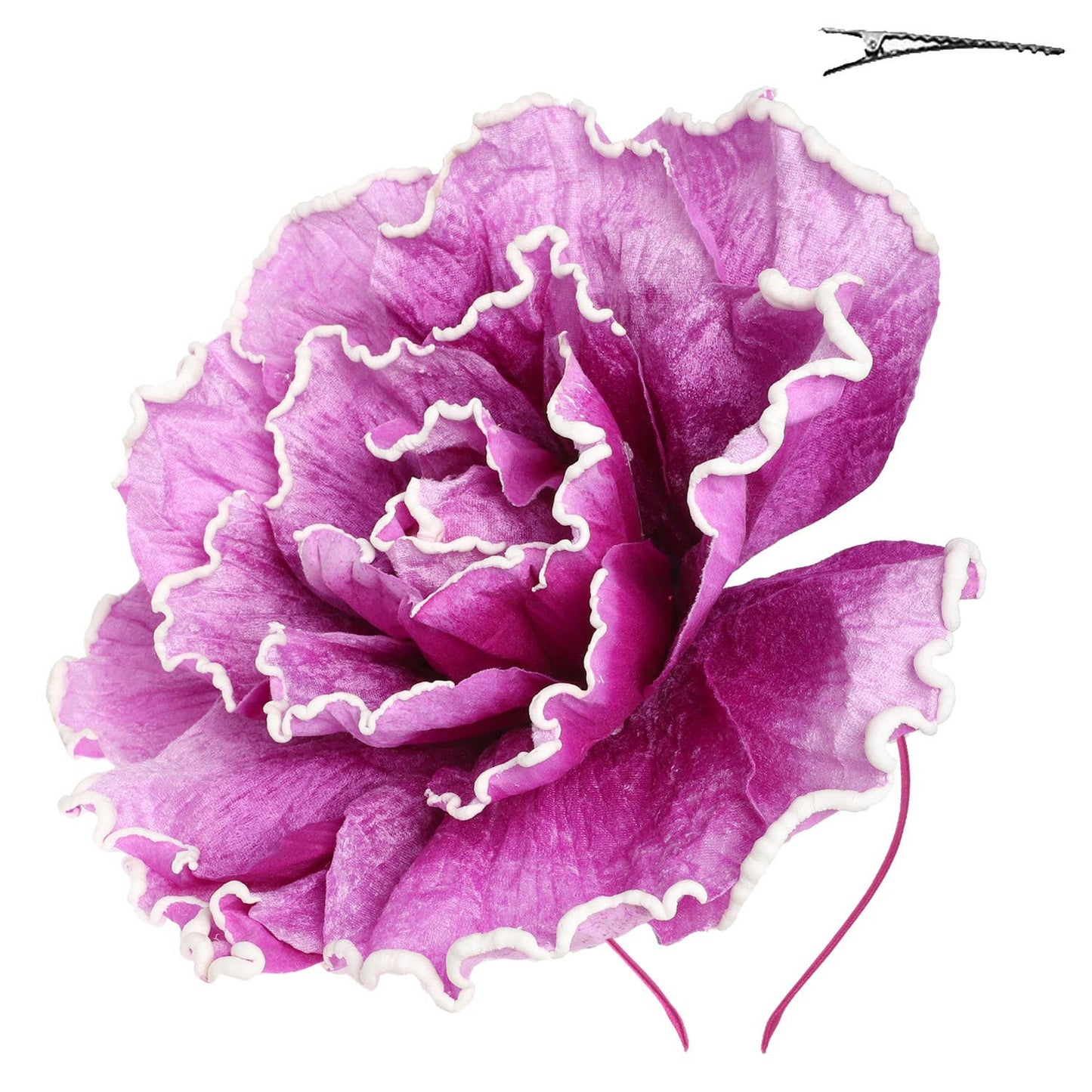 2-in-1 Flower Bloom Fascinator with Headband and Hair Clip