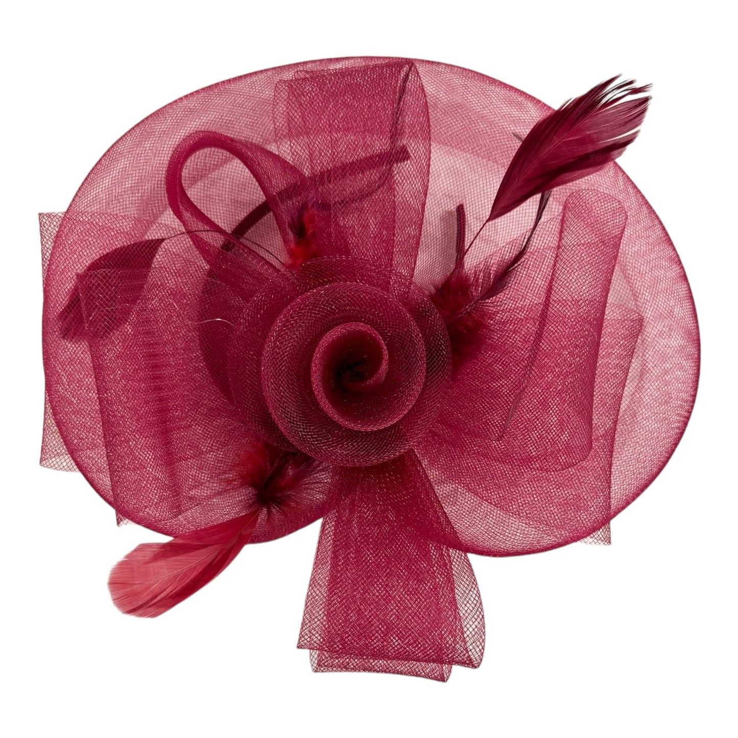 Fascinator Kentucky Derby & Tea Party Flower Feather Hat