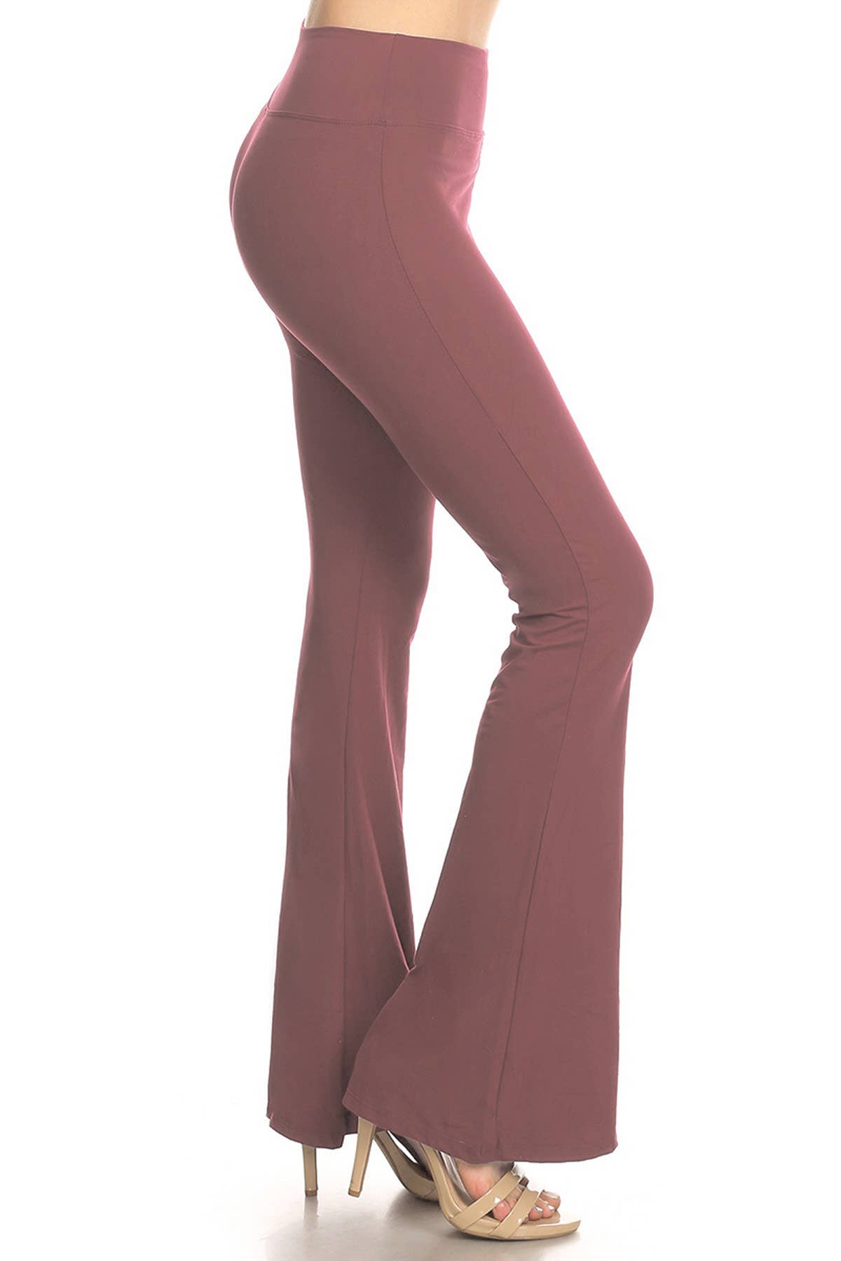 Buttery Soft High Waist Solid Palazzo Pants: Black / S