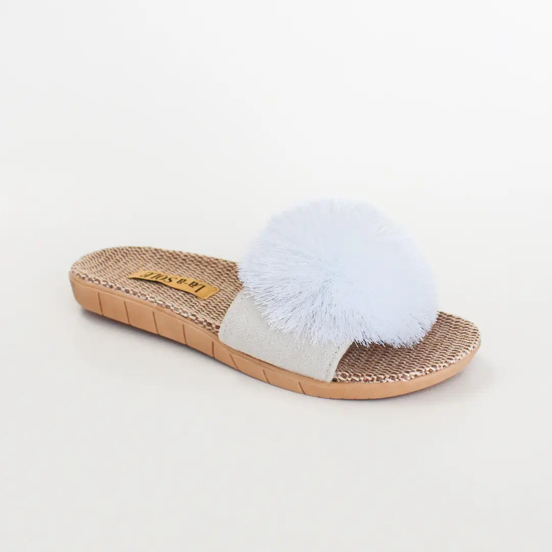 Pom Pom Slides | Women’s Slip-On Summer Sandals
