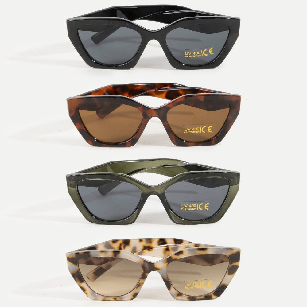 Twelve Piece Uv400 Protection Acetate Sunglasses Set