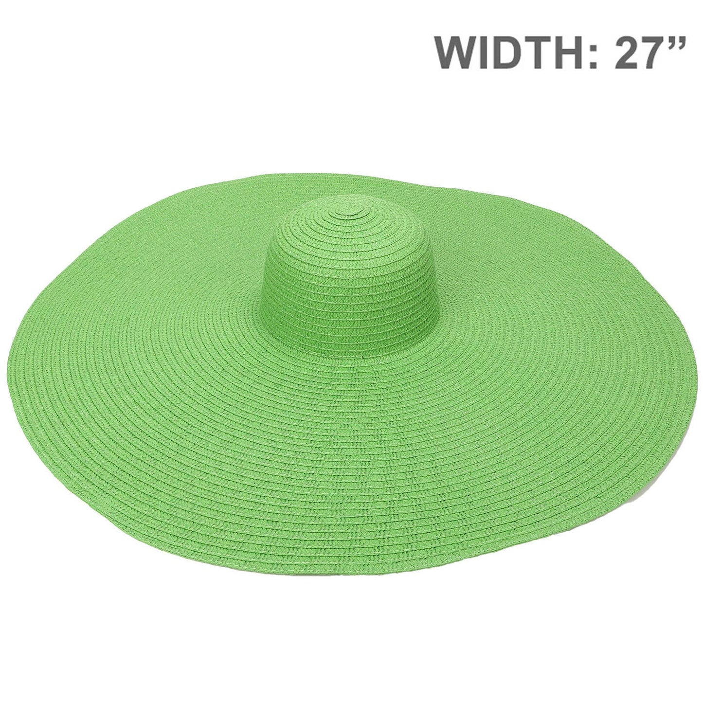 Floppy Oversized Wide Brim Paper Braid Sun Hat