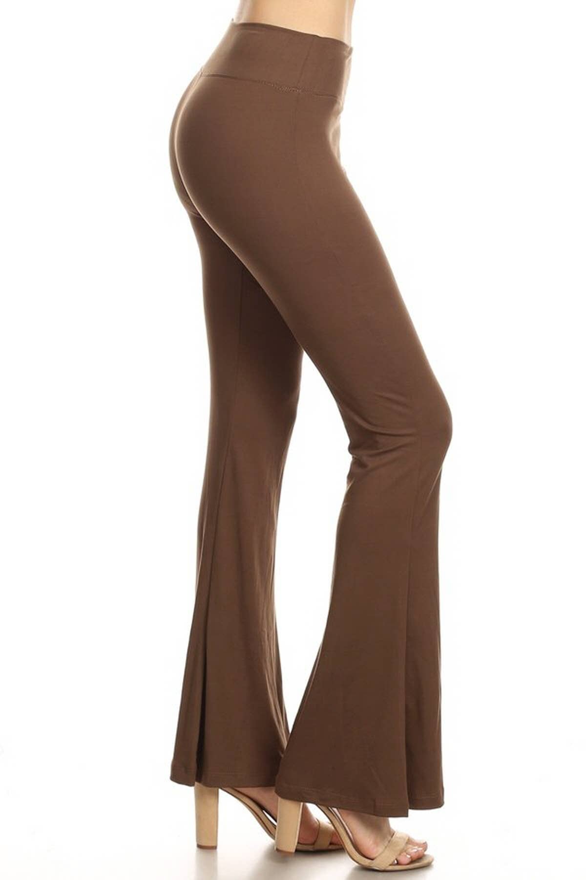 Buttery Soft High Waist Solid Palazzo Pants: Black / S