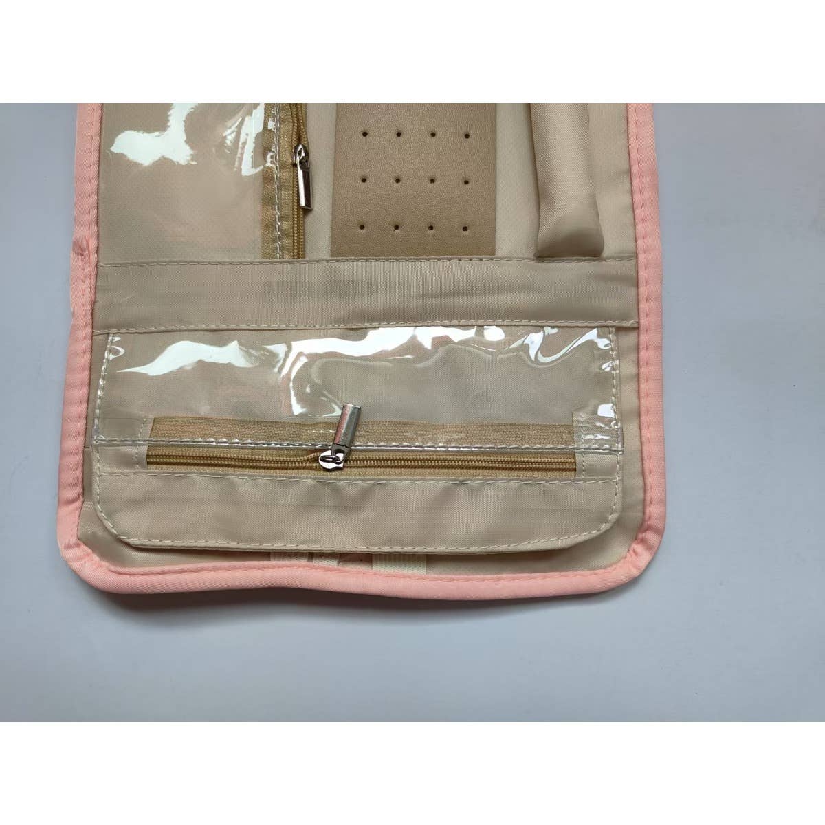 Portable Travel Jewelry Organizer Roll,Foldable for Earrings