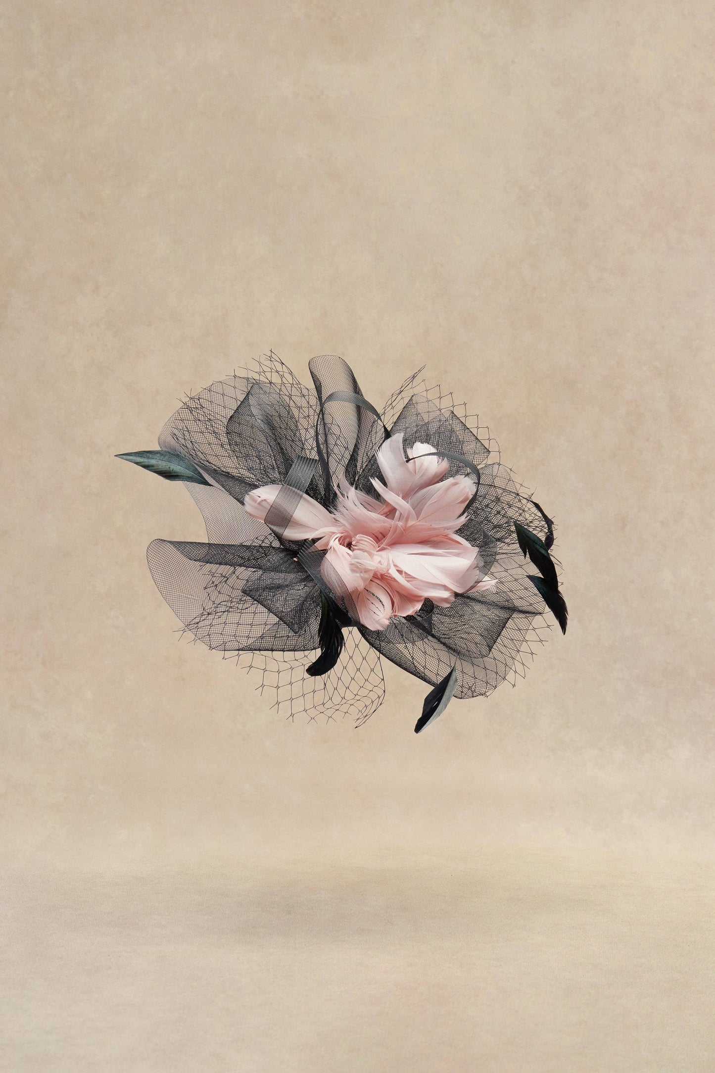 Vintage Veil Feather Fascinator