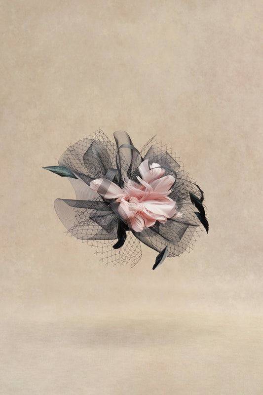 Vintage Veil Feather Fascinator