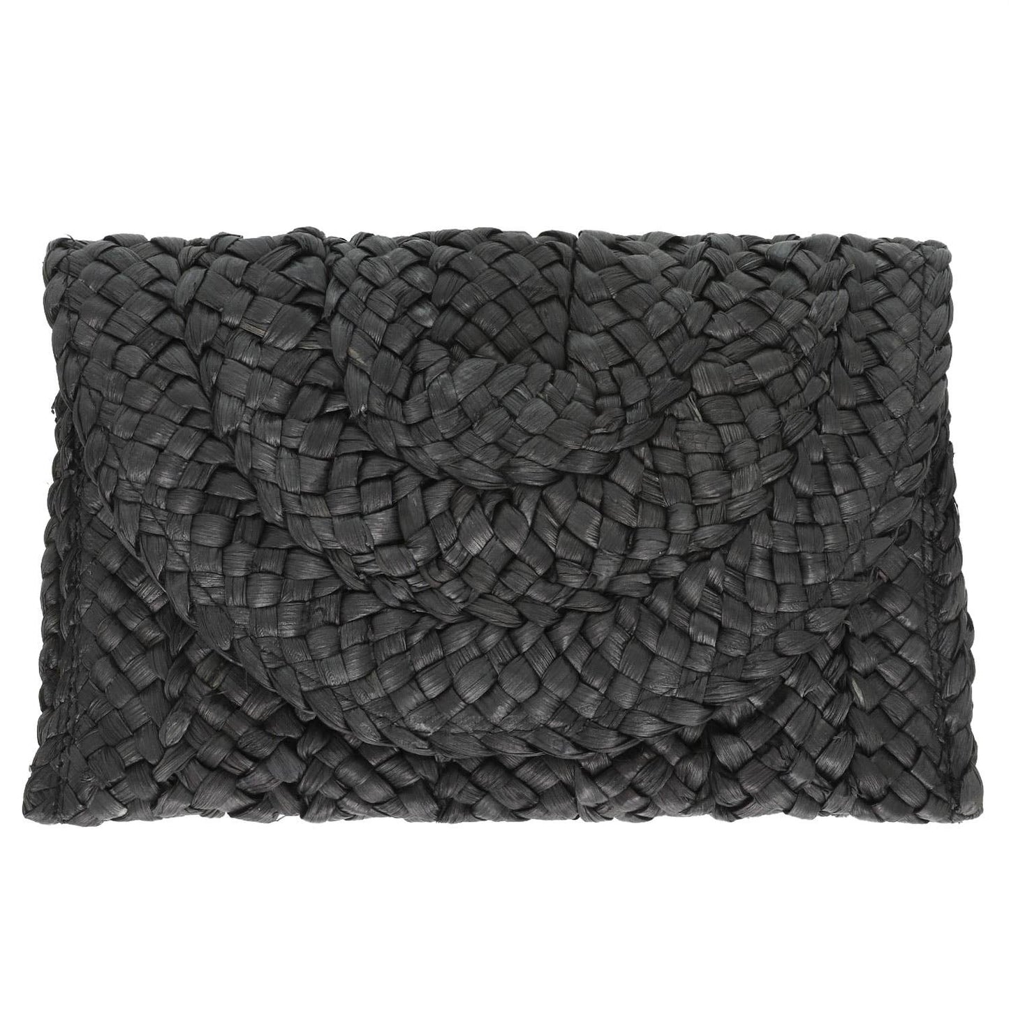 Straw Woven Raffia Clutch Handbag