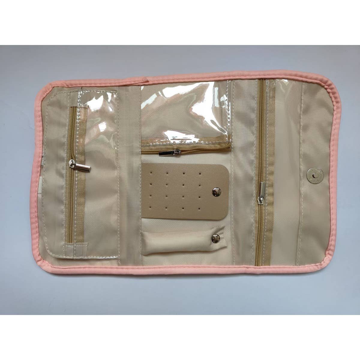Portable Travel Jewelry Organizer Roll,Foldable for Earrings