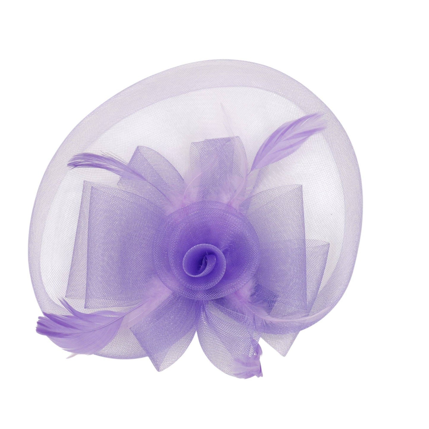 Fascinator Kentucky Derby & Tea Party Flower Feather Hat