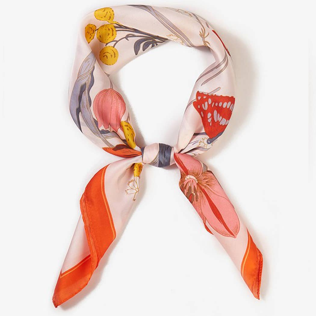Flower Bandana: Orange