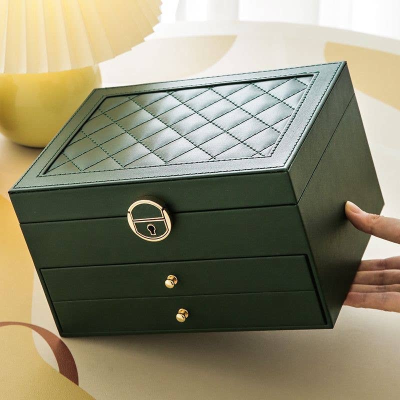 Durable 3-Drawer Large Capacity Jewelry Accessories Storage