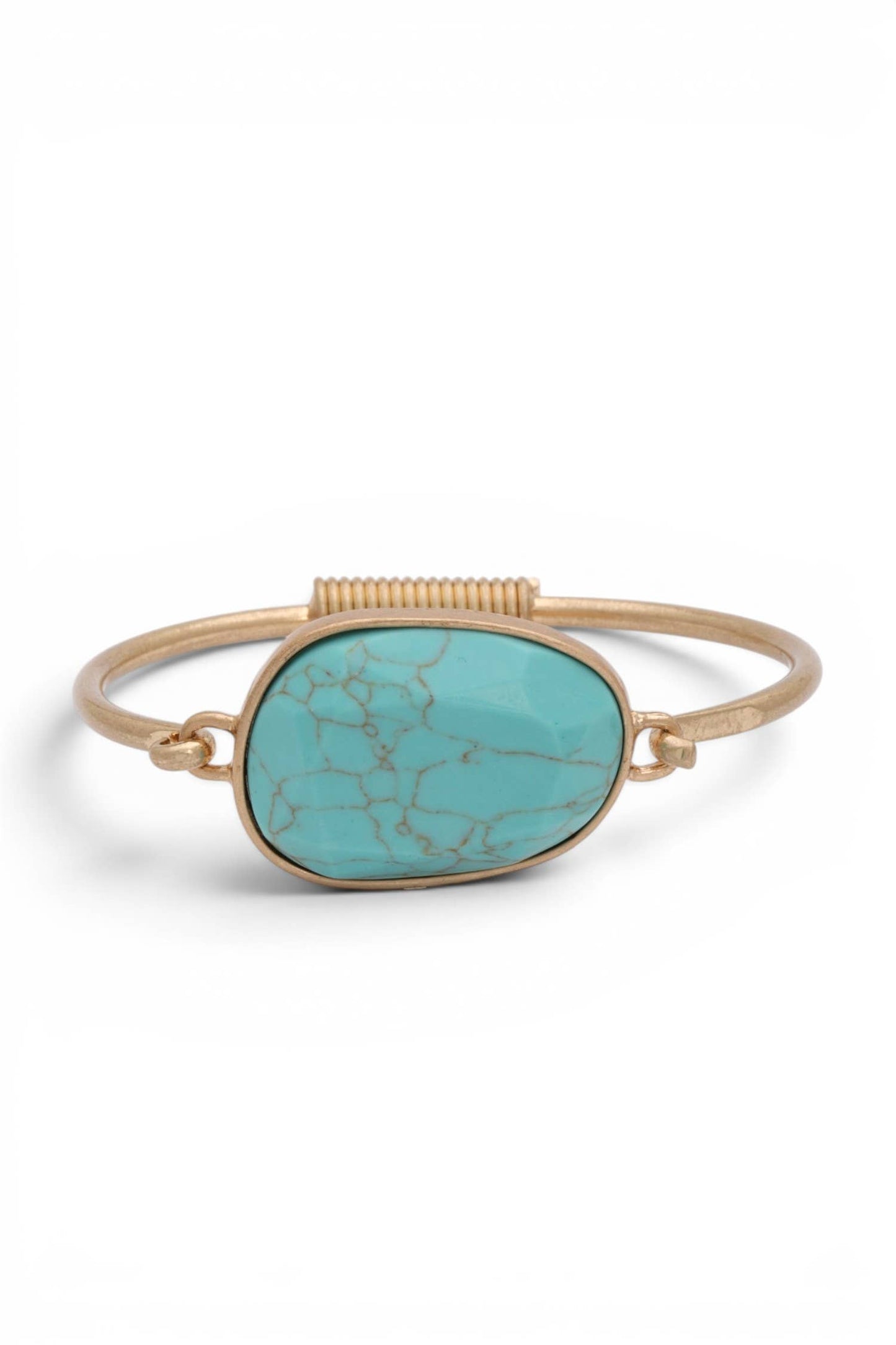 Genuine Stone Spring Flex Bangle