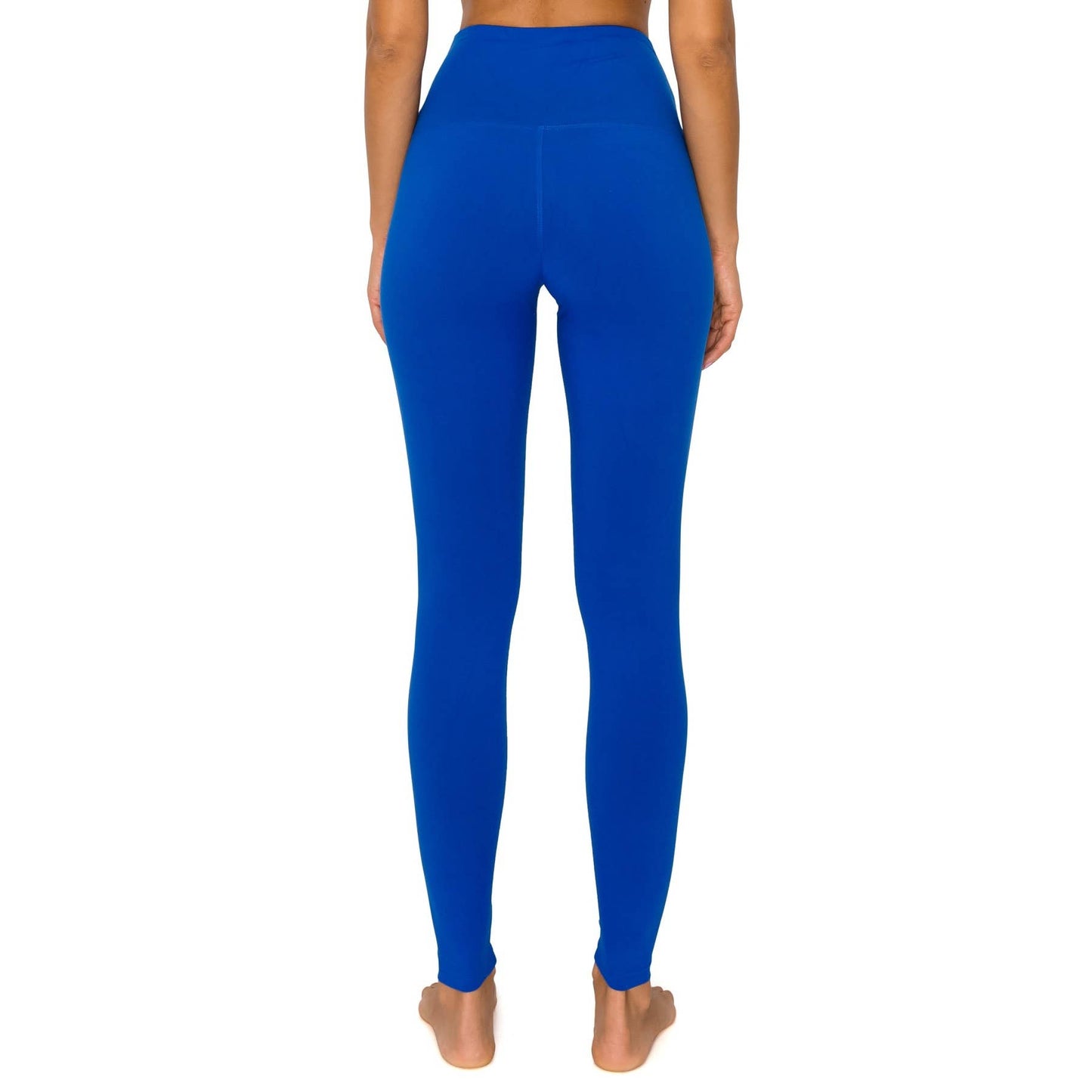 5" Yoga Band Premium Solid Activewear Leggings: Charcoal