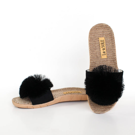 Pom Pom Slides | Women’s Slip-On Summer Sandals