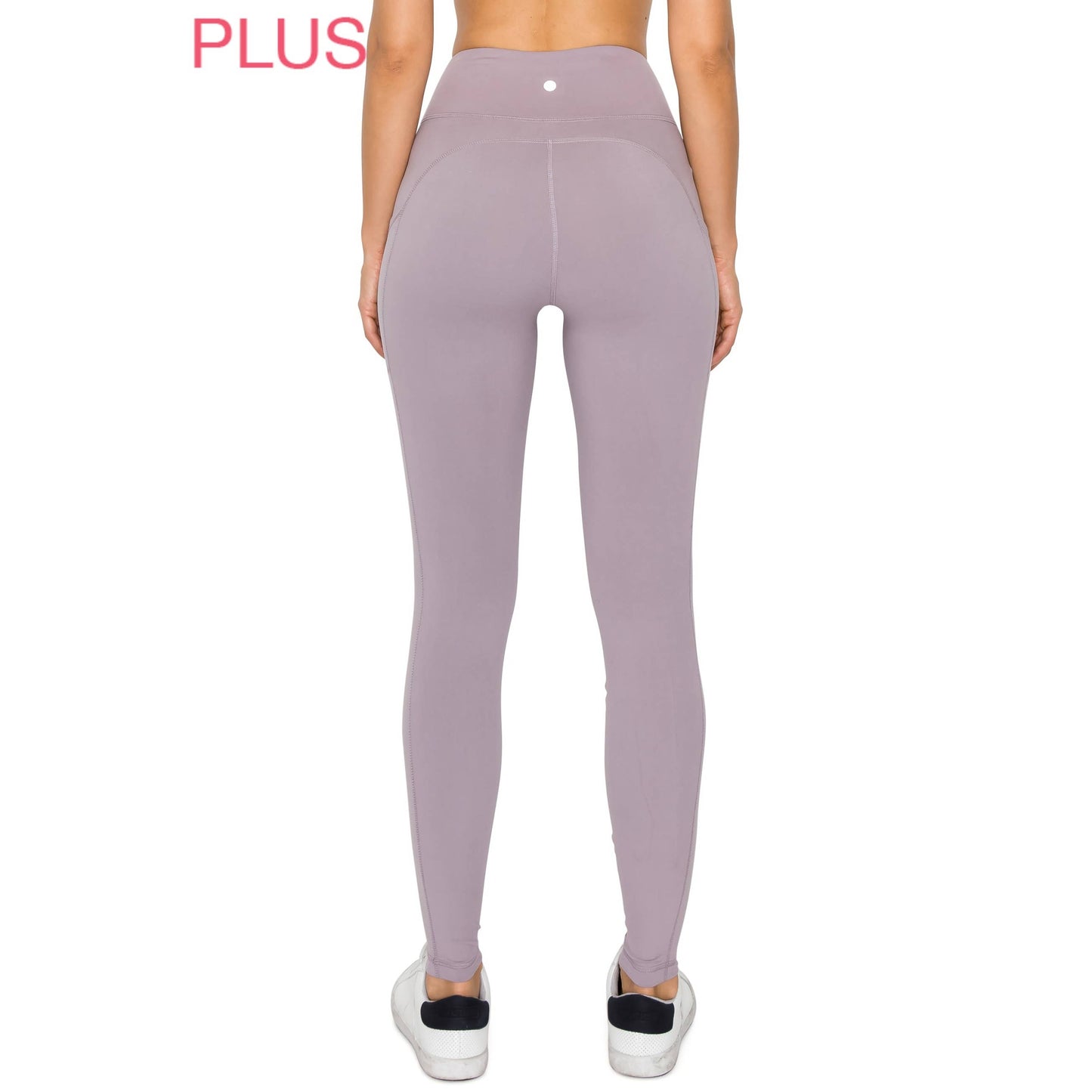 Plus Size Premium High Waist Solid Activewear Leggings: Charcoal / 1XL