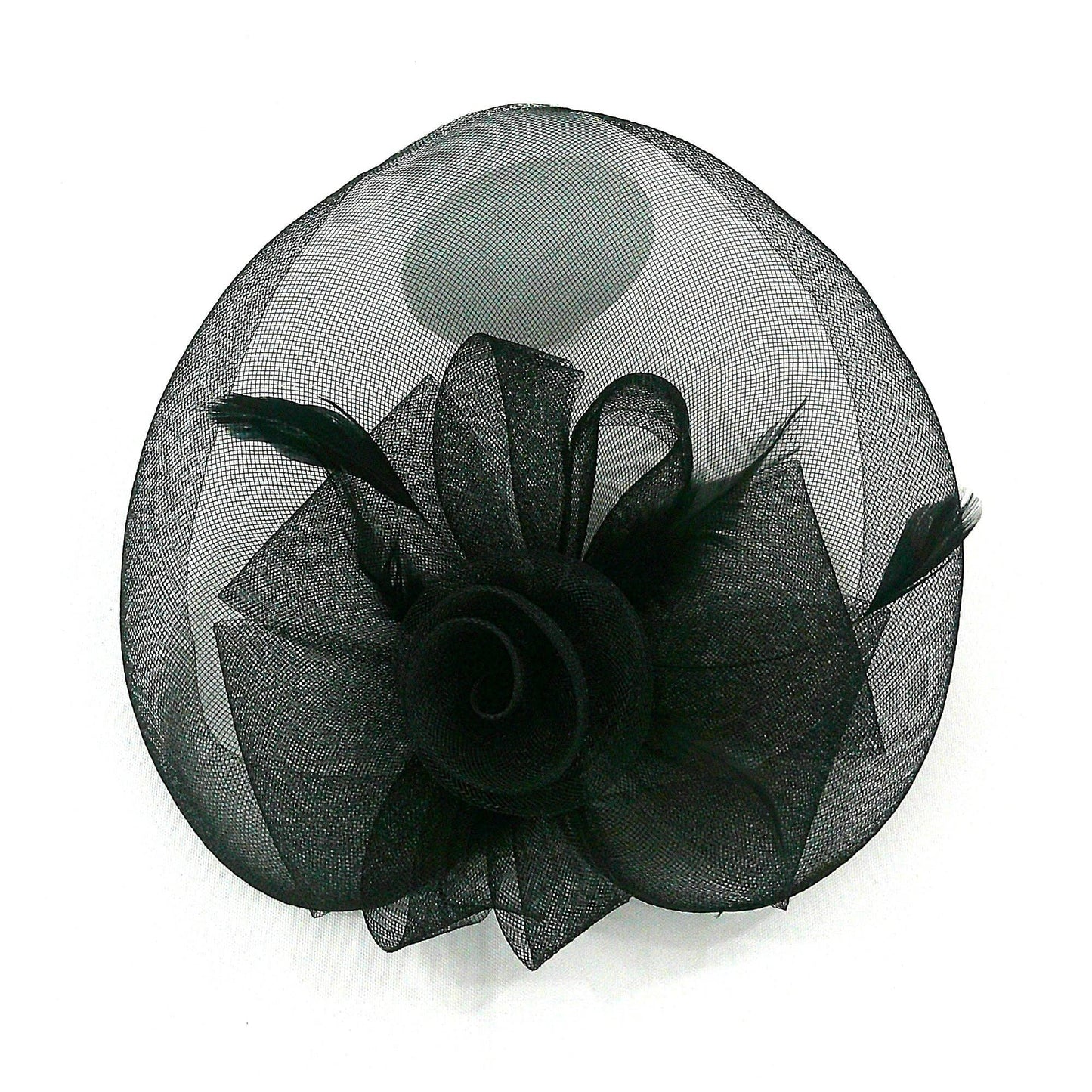 Fascinator Kentucky Derby & Tea Party Flower Feather Hat