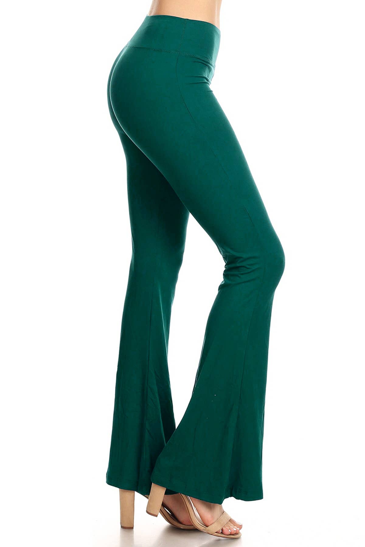 Buttery Soft High Waist Solid Palazzo Pants: Black / S
