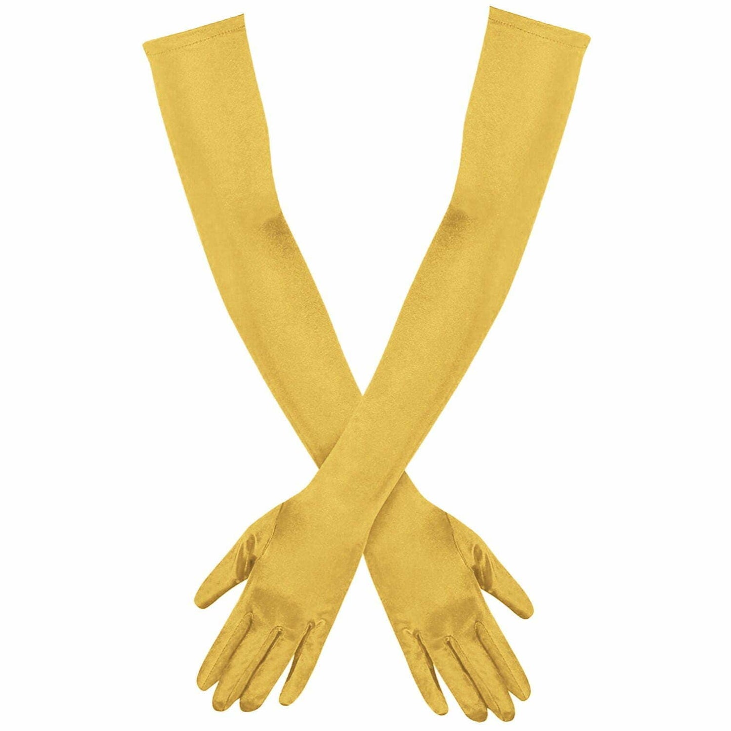 23 Inch Opera Length Satin Gloves – Gatsby Flapper 1920s Gloves
