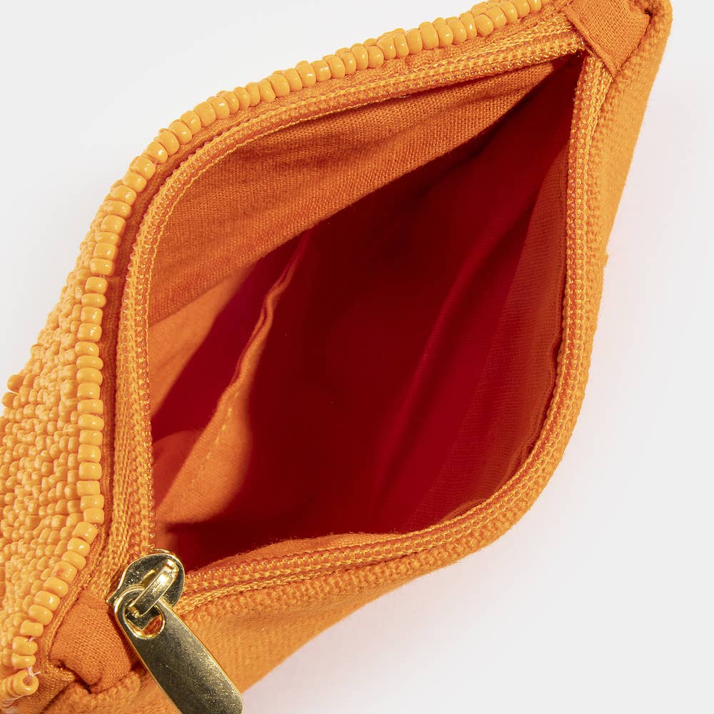 Mama Multicolor Beaded Coin Pouch