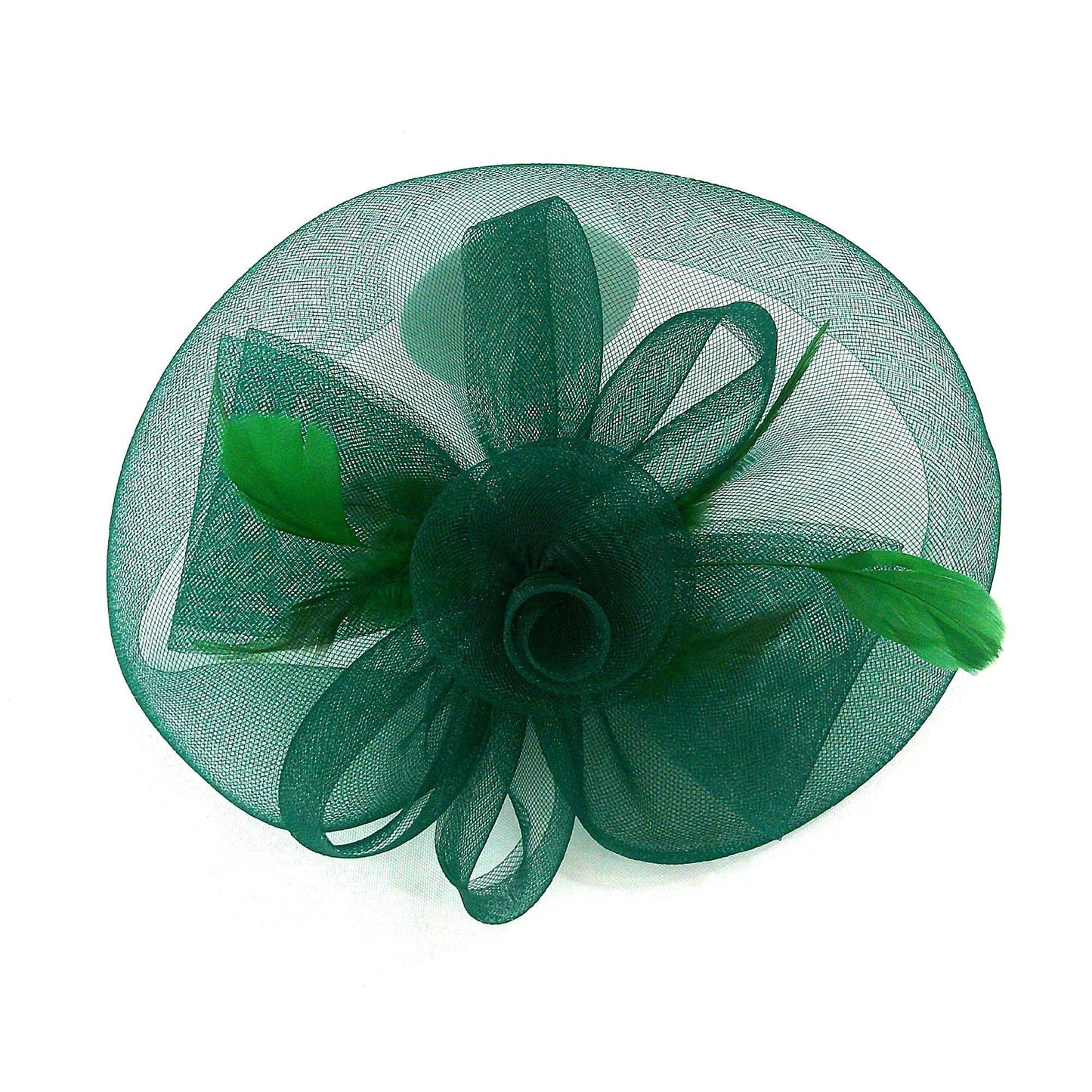 Fascinator Kentucky Derby & Tea Party Flower Feather Hat