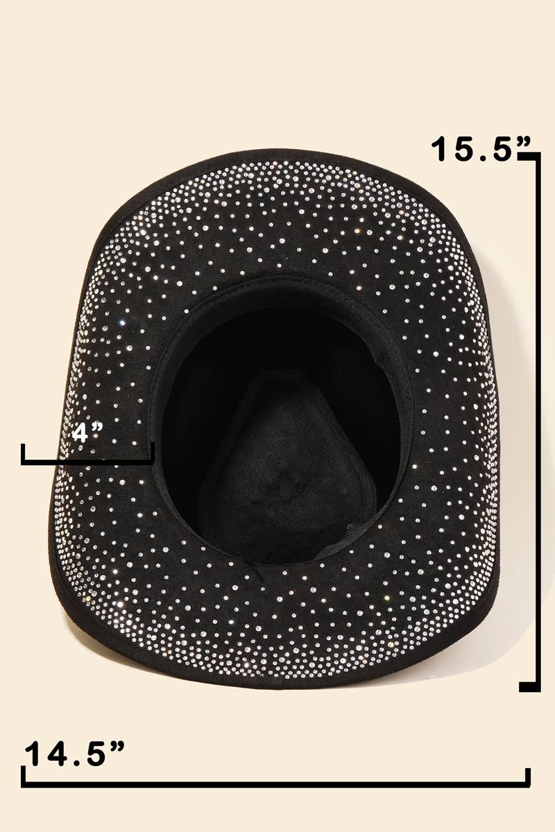 Studded Pattern Cowboy Hat