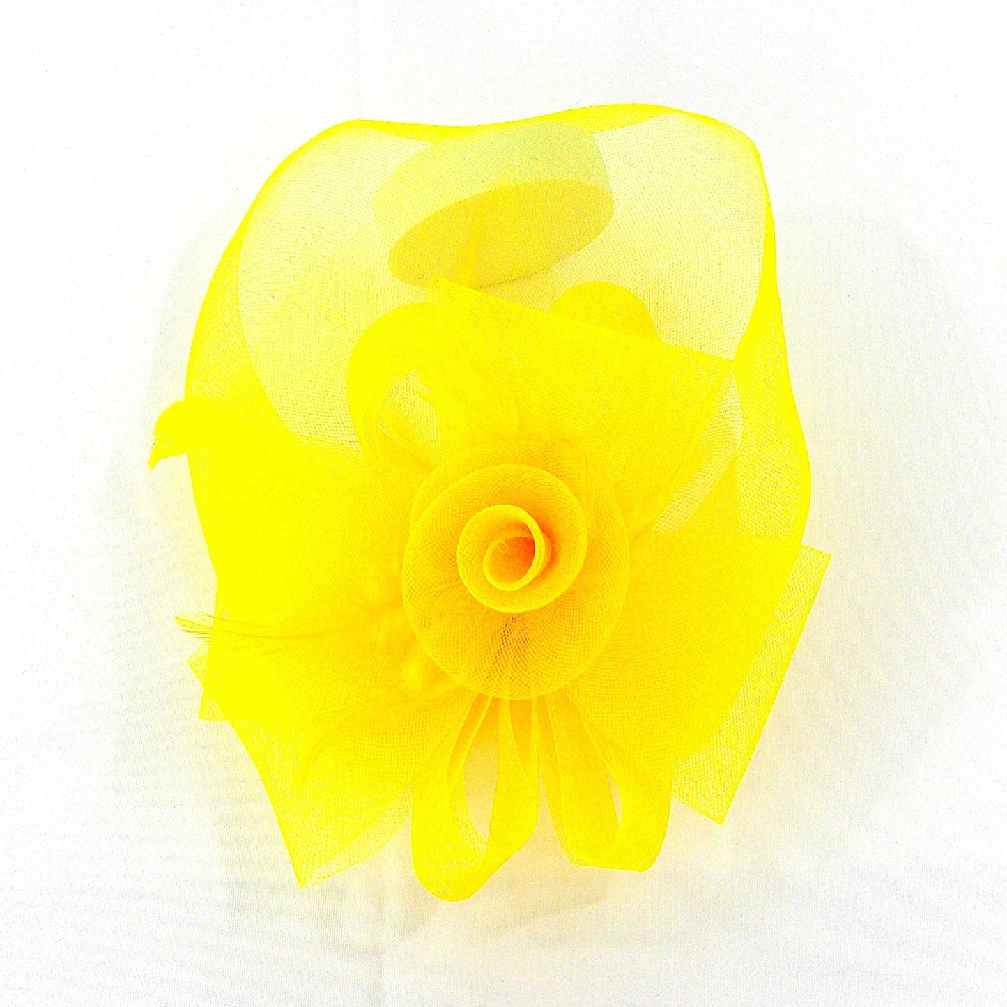 Fascinator Kentucky Derby & Tea Party Flower Feather Hat