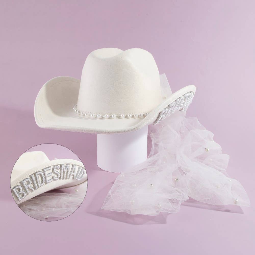 Bridesmaid Cowgirl Hat