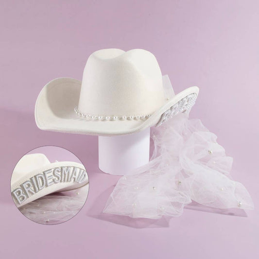 Bridesmaid Cowgirl Hat