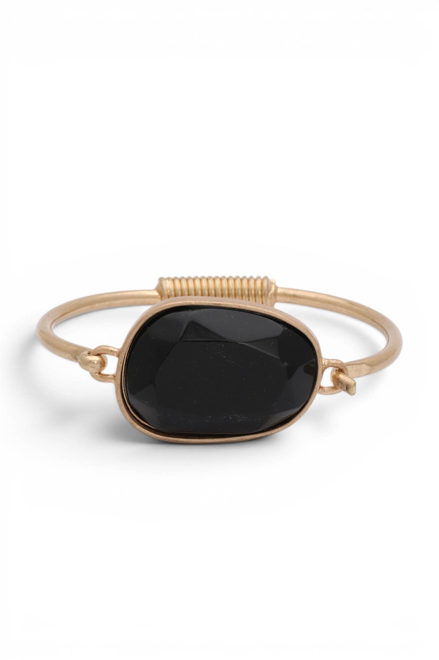 Genuine Stone Spring Flex Bangle